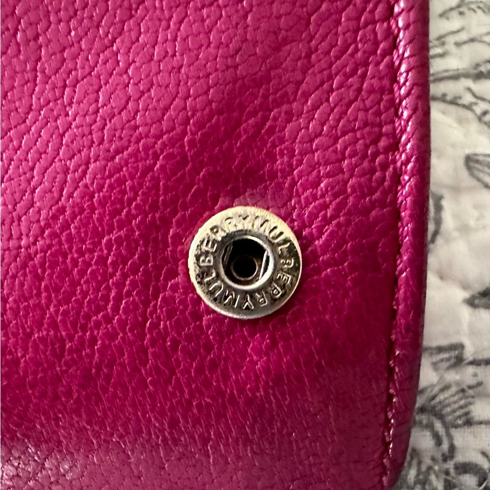 Pre-loved Mulberry Continental long wallet in hot pink - Picture 11 of 13